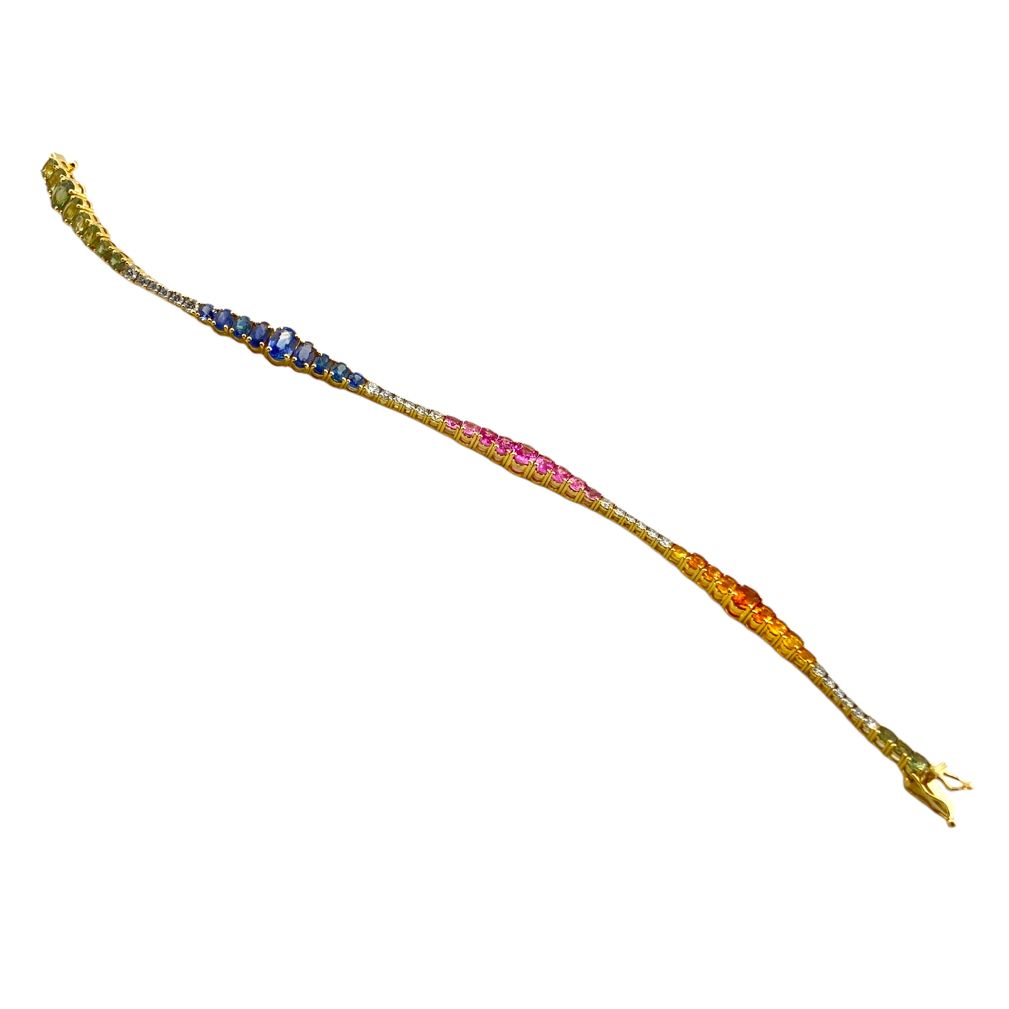 multi color Sapphires Bracelet