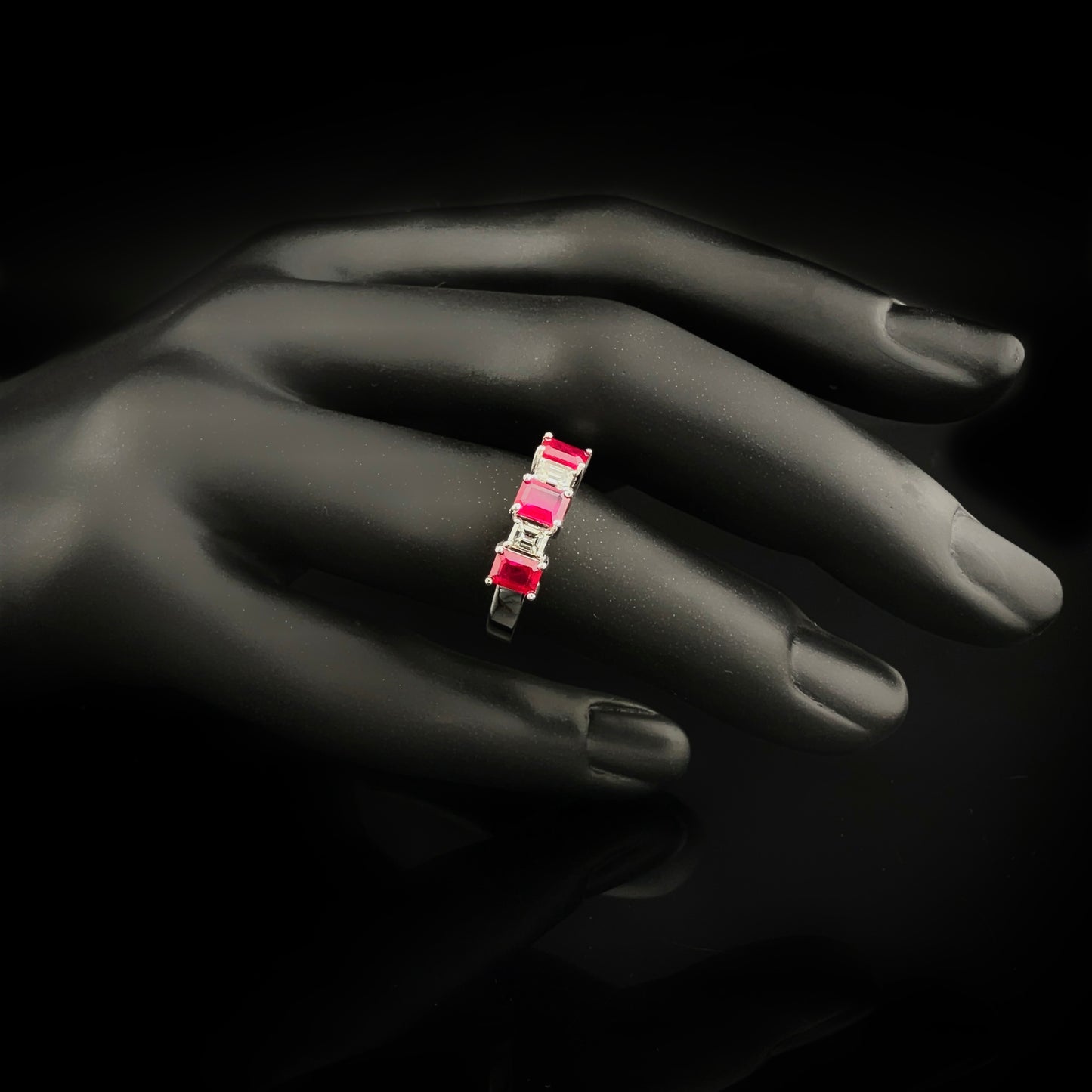 Diamonds & Ruby Ring