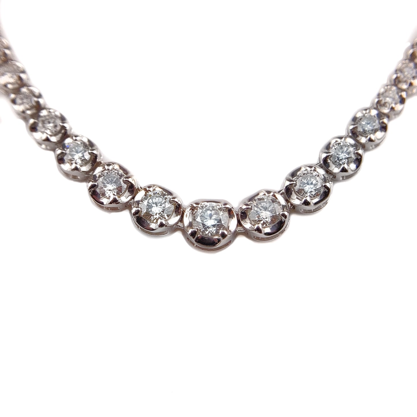 5 carat Tennis Necklace (Graduated)
