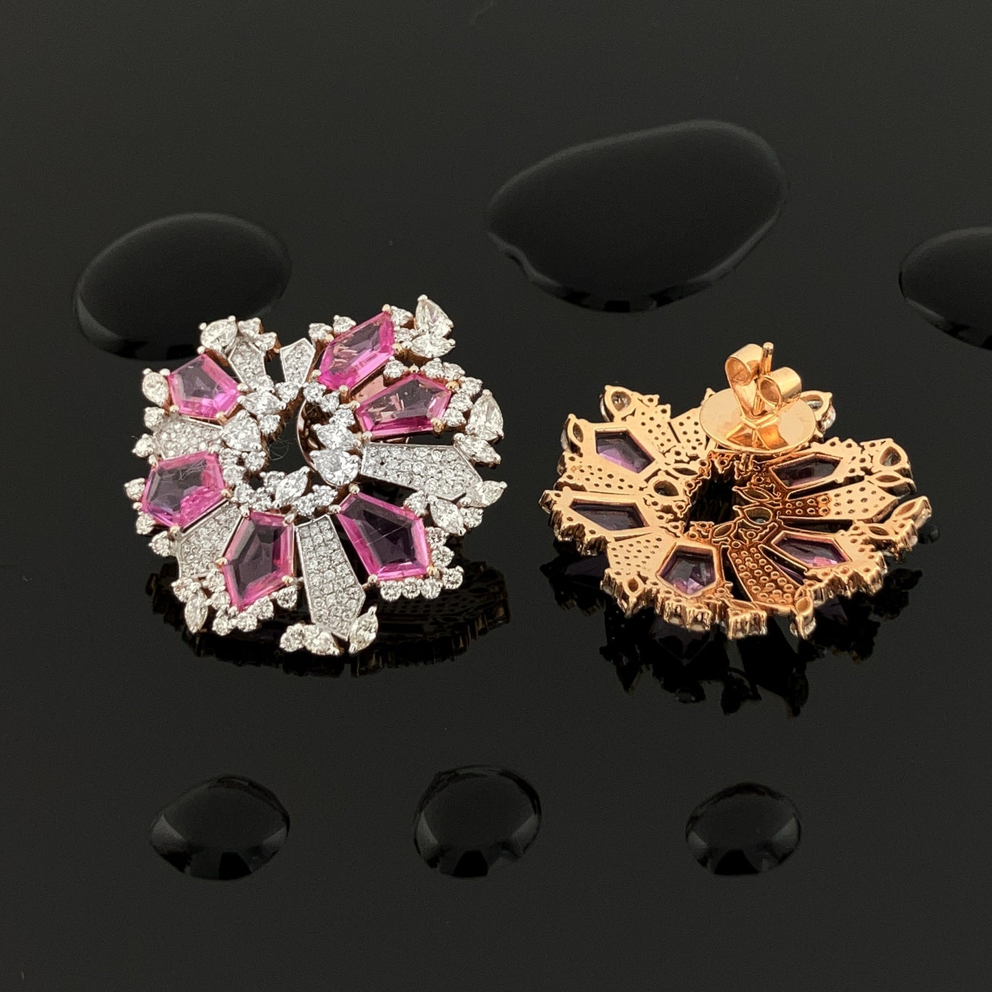 Sapphire & Diamonds Earrings