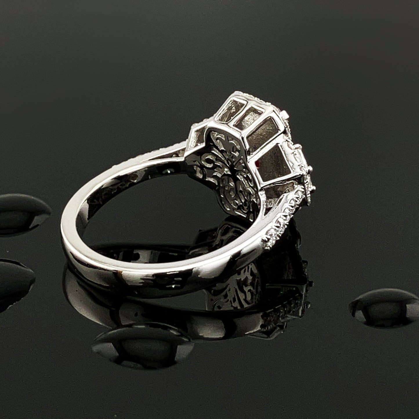 Diamonds & Ruby Ring