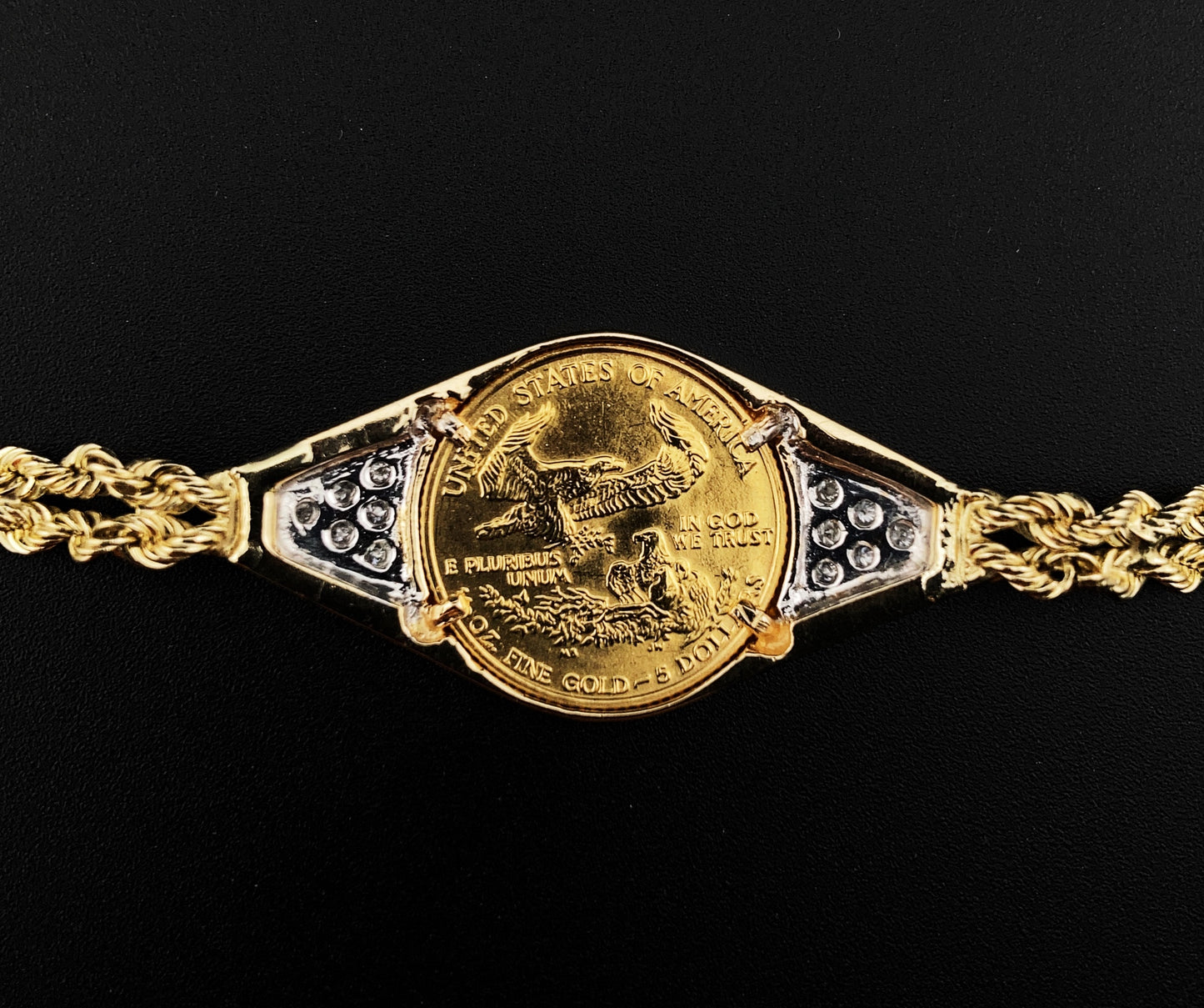 US $5 Dollars Coin Bracelet