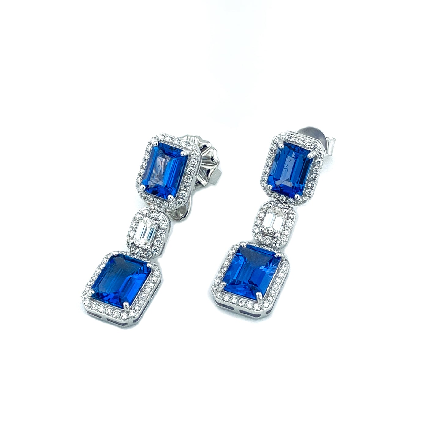 Tanzanite & Diamonds Earrings
