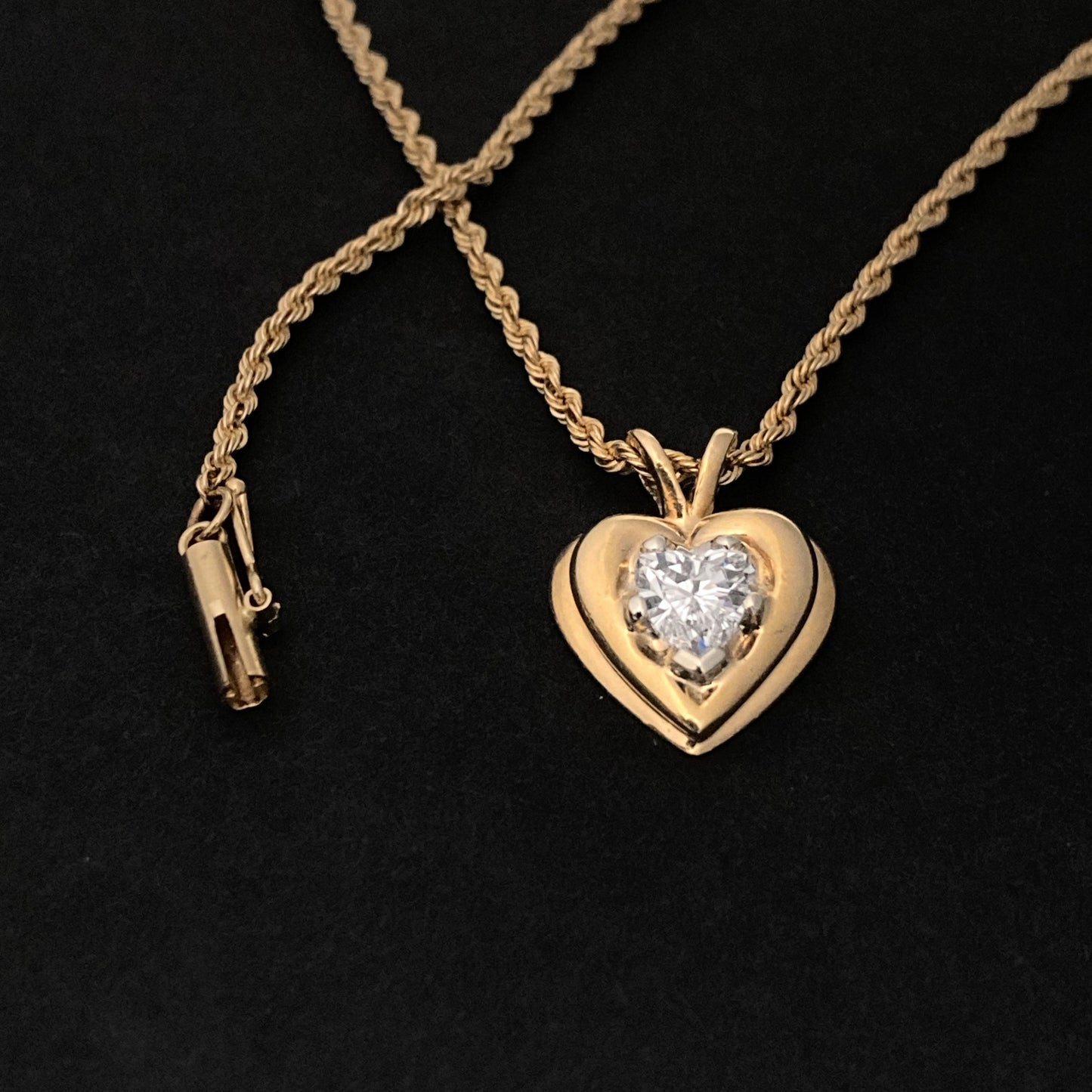 Heart Diamond Pendent