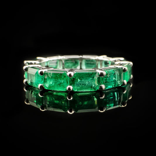 Emeralds Eternity Ring
