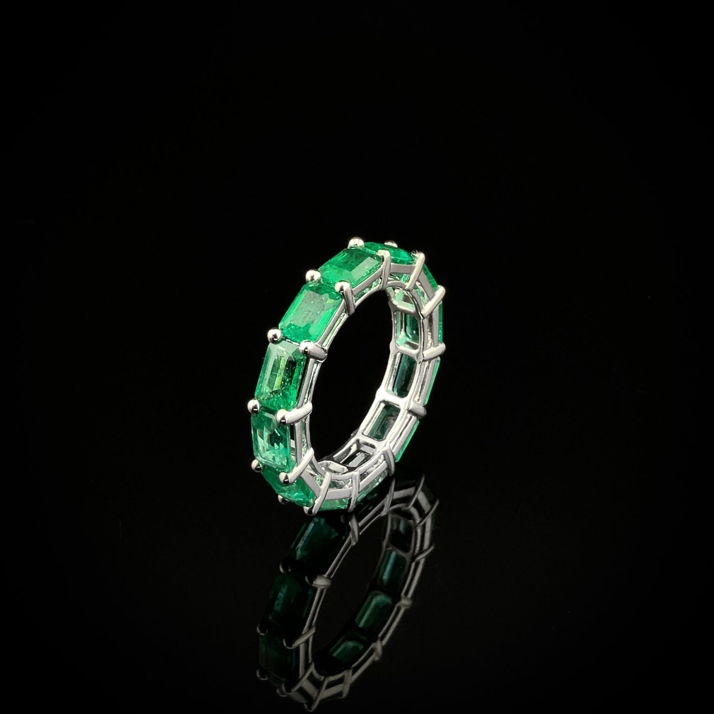 Emeralds Eternity Ring
