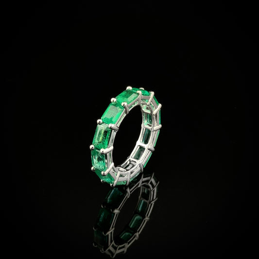 Emeralds Eternity Ring