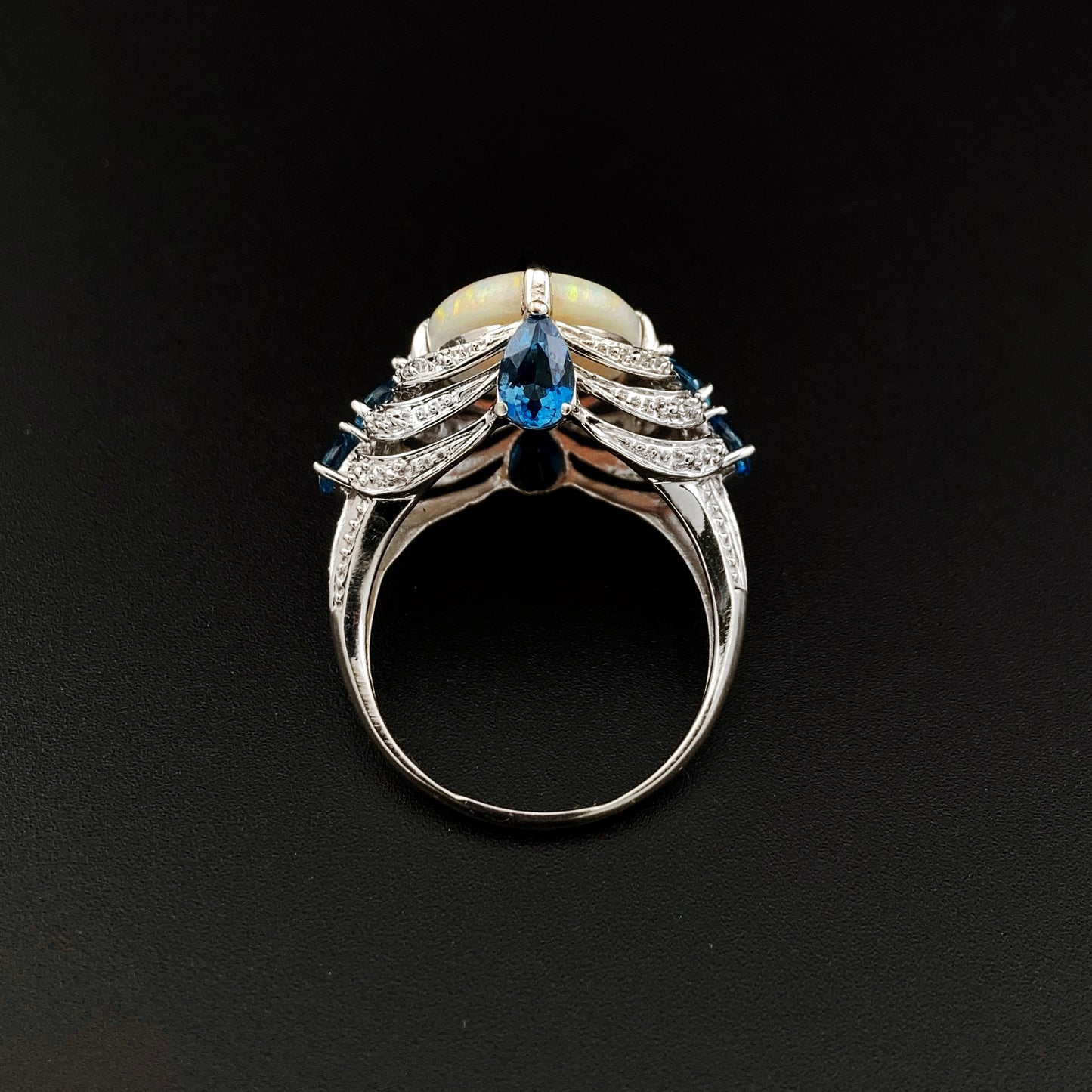 Opal Diamonds Ring