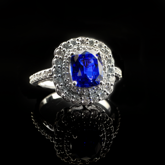 Diamonds & Sapphires Ring
