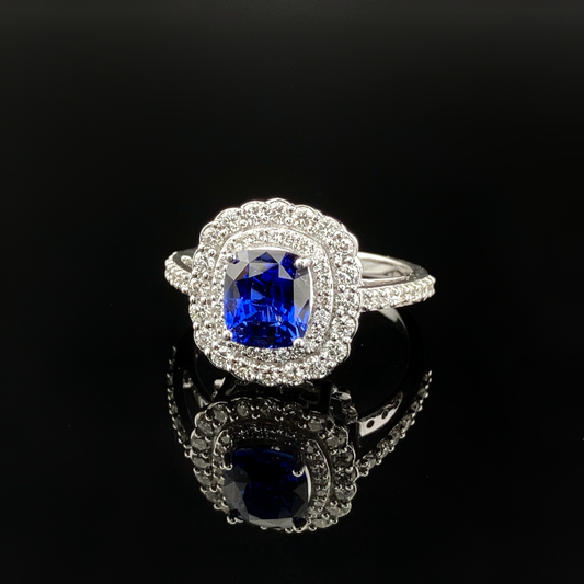 Diamonds & Sapphires Ring