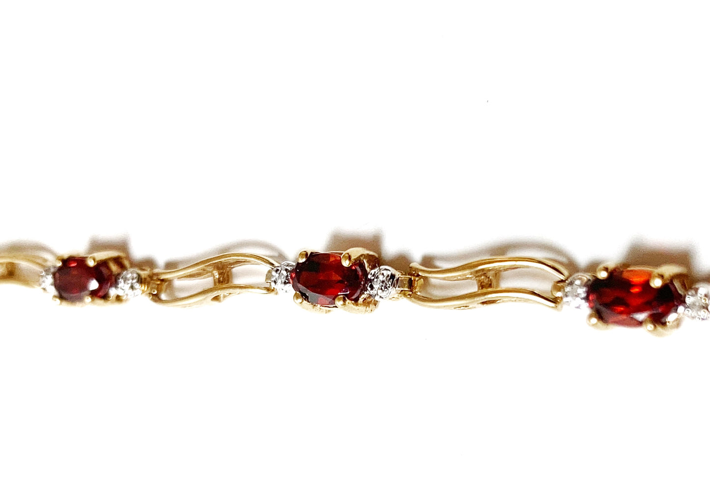 Mozambique Red Garnet Bracelet