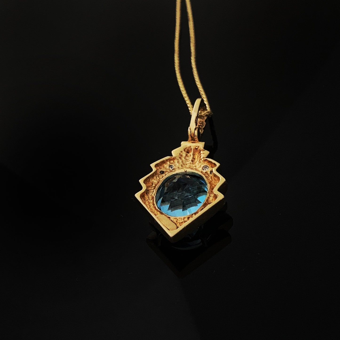 Sky Blue Topaz Pendent