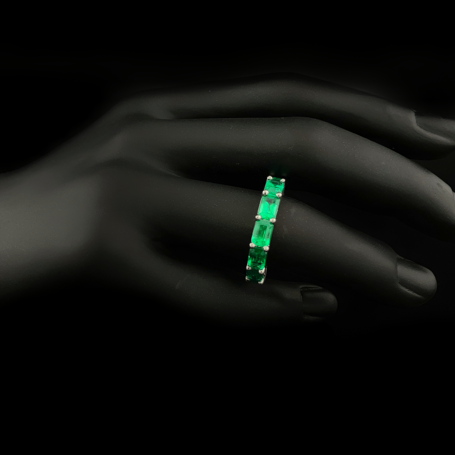 Emeralds Eternity Ring
