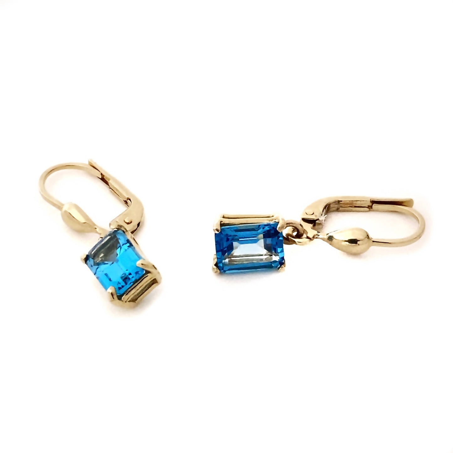 Sky Blue Topaz Earrings