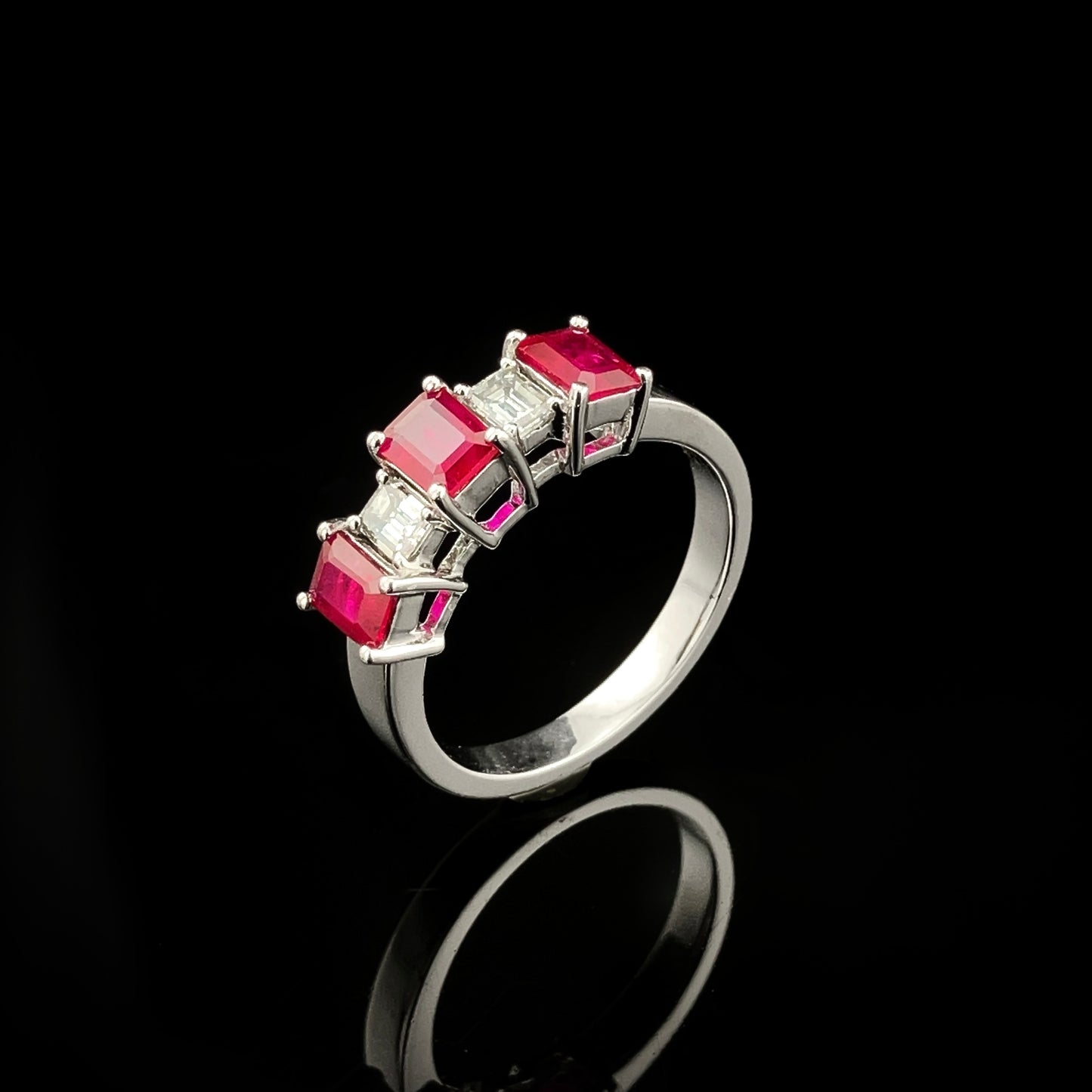 Diamonds & Ruby Ring
