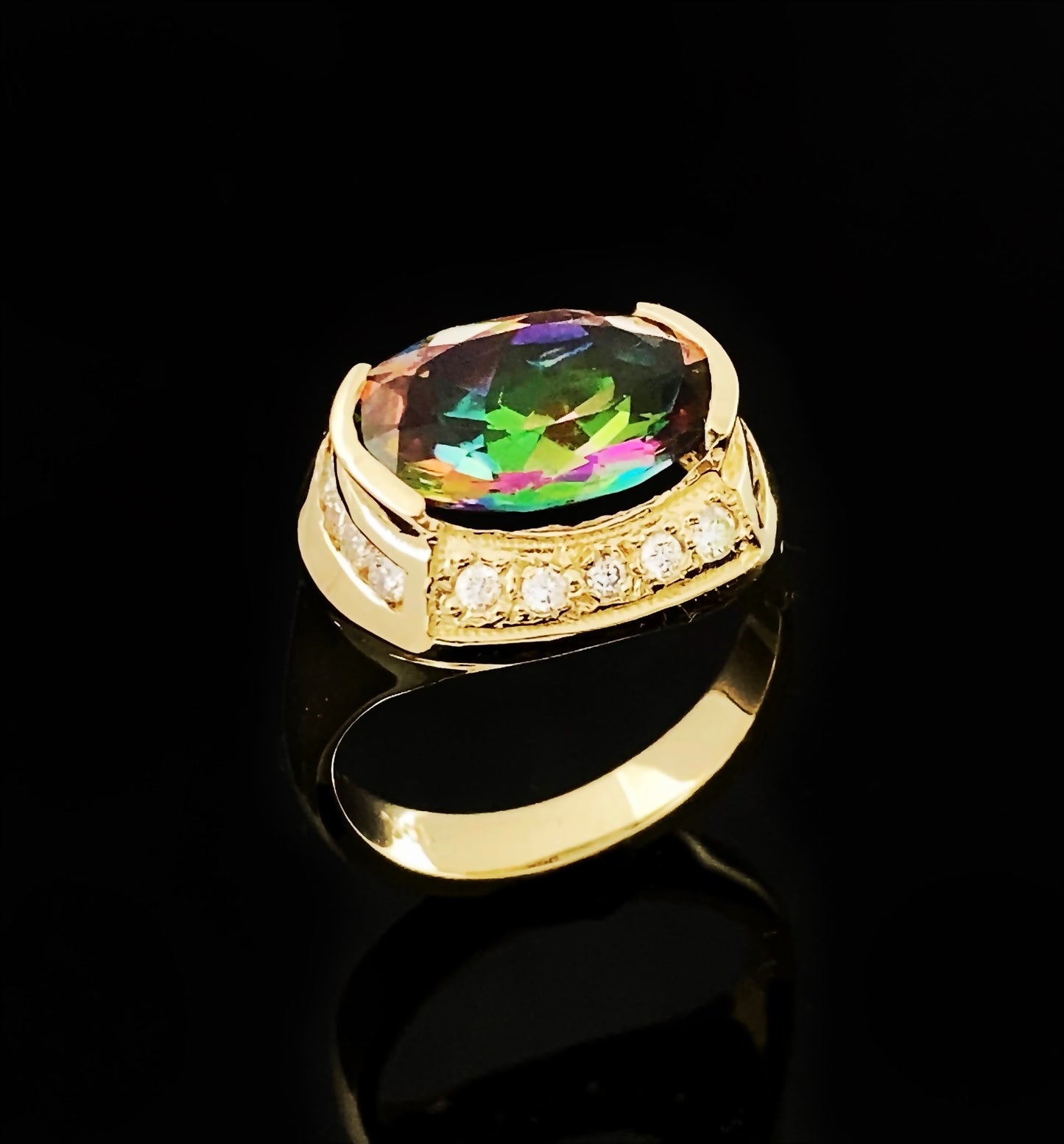 Mystic Topaz Ring