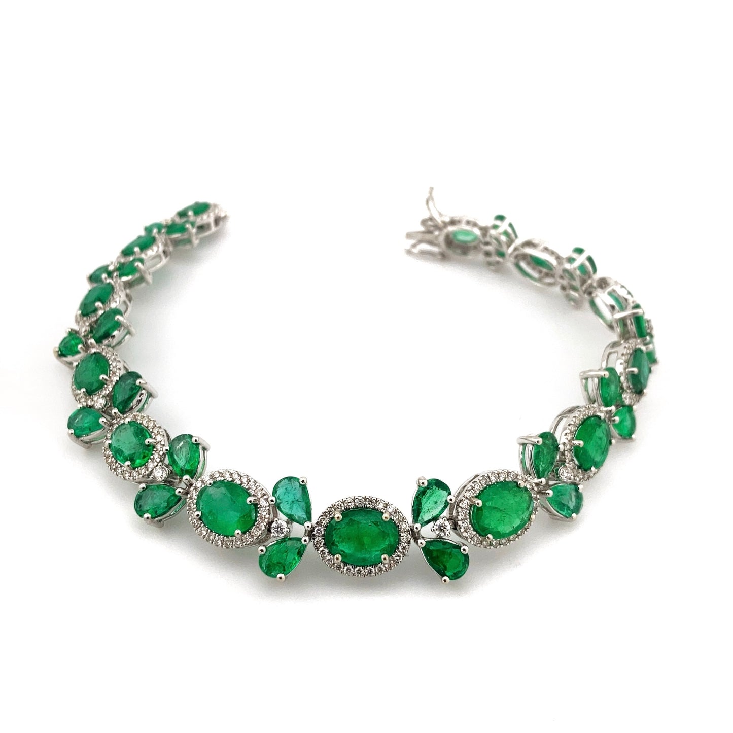 Emeralds & Diamonds Bracelet