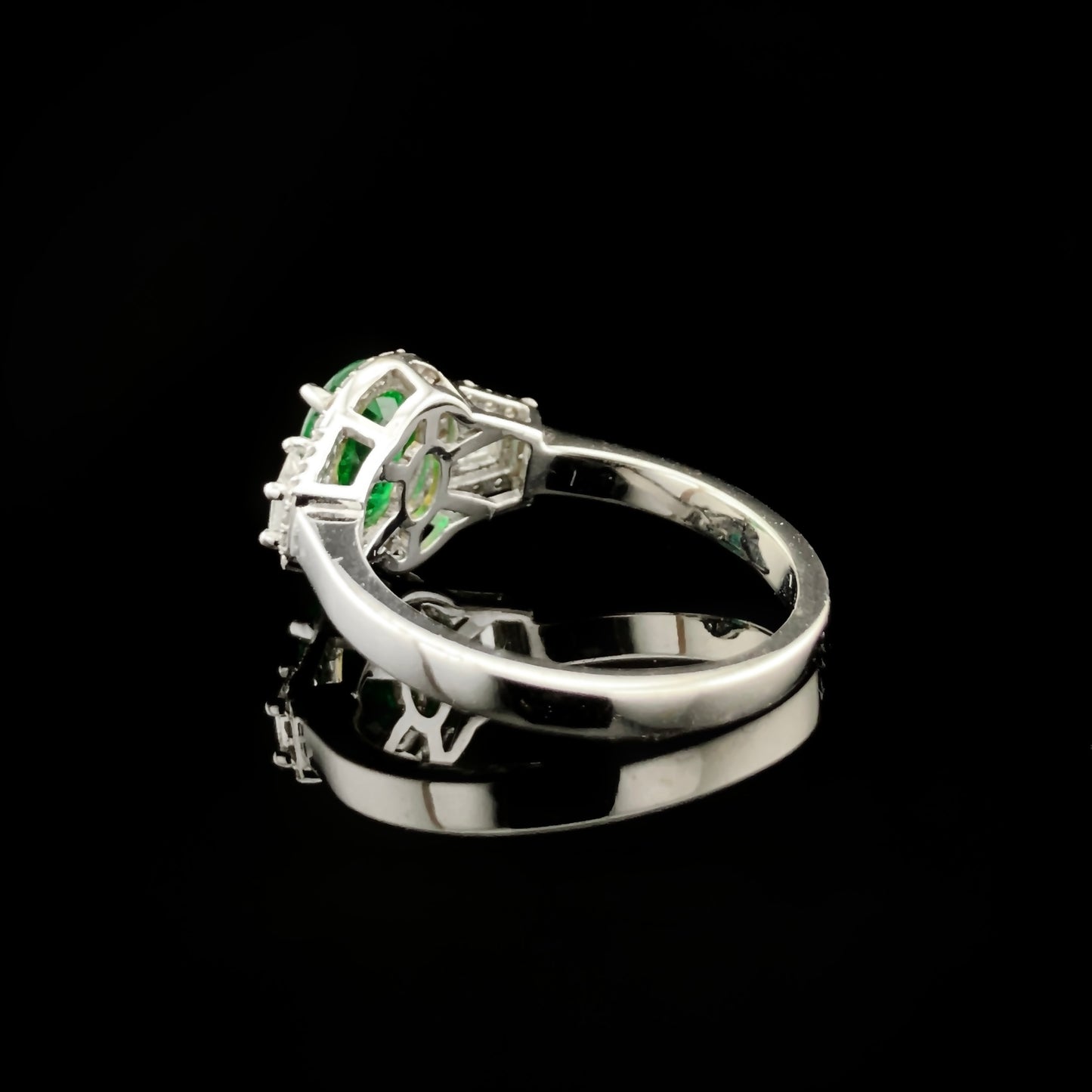 Emeralds & Diamonds Ring