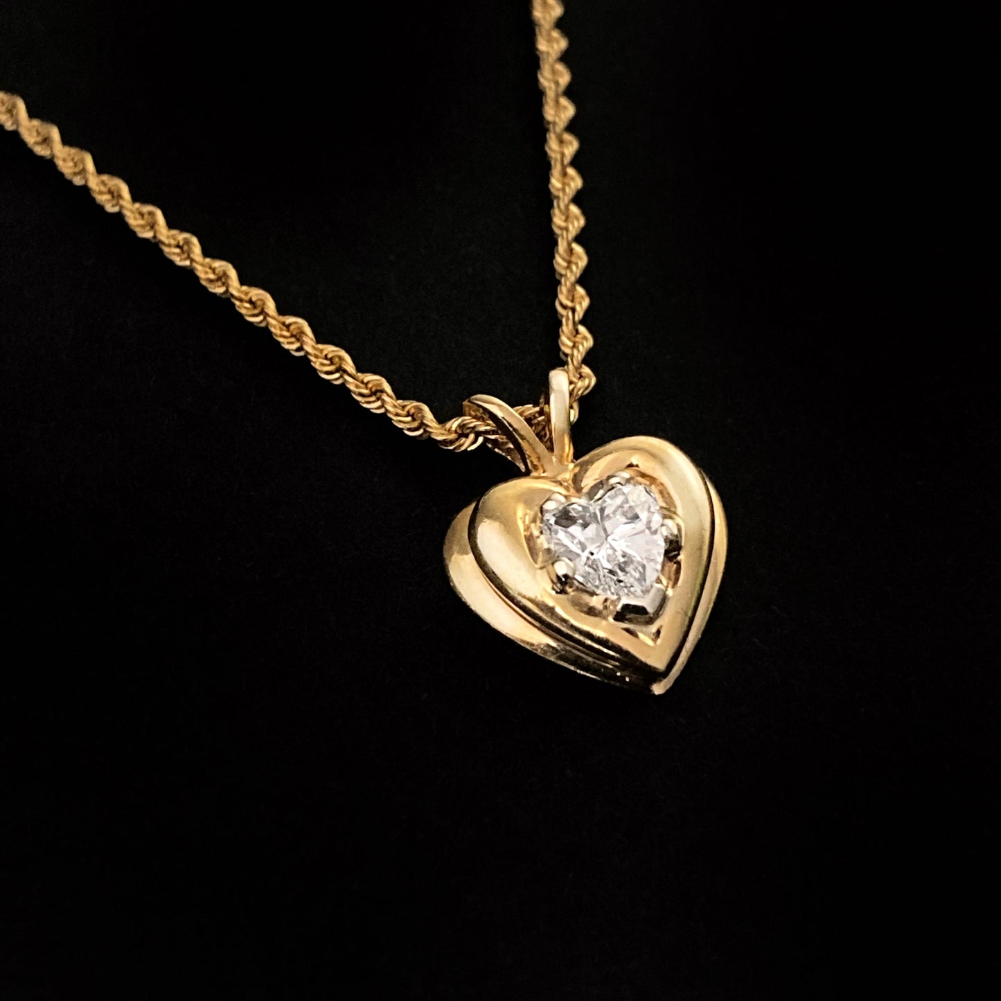 Heart Diamond Pendent