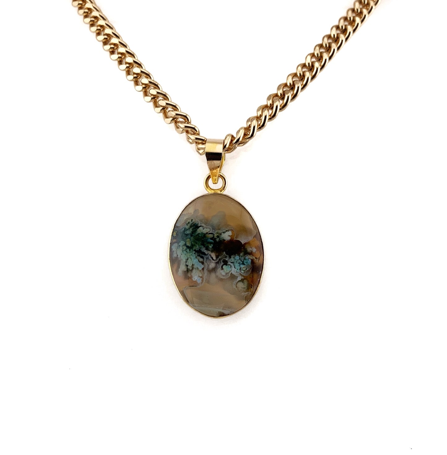 Moss Agate Pendant