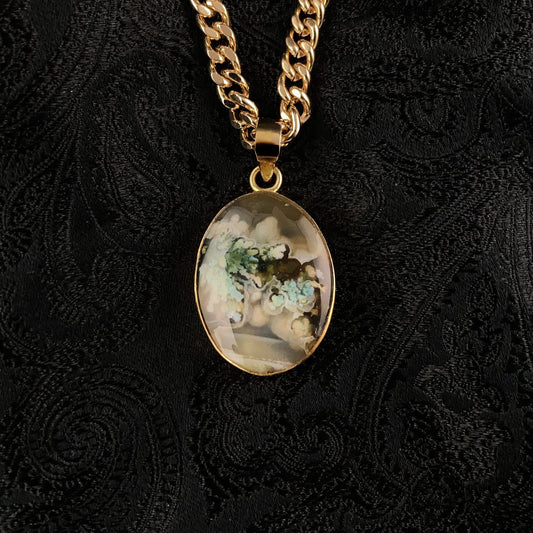 Moss Agate Pendant