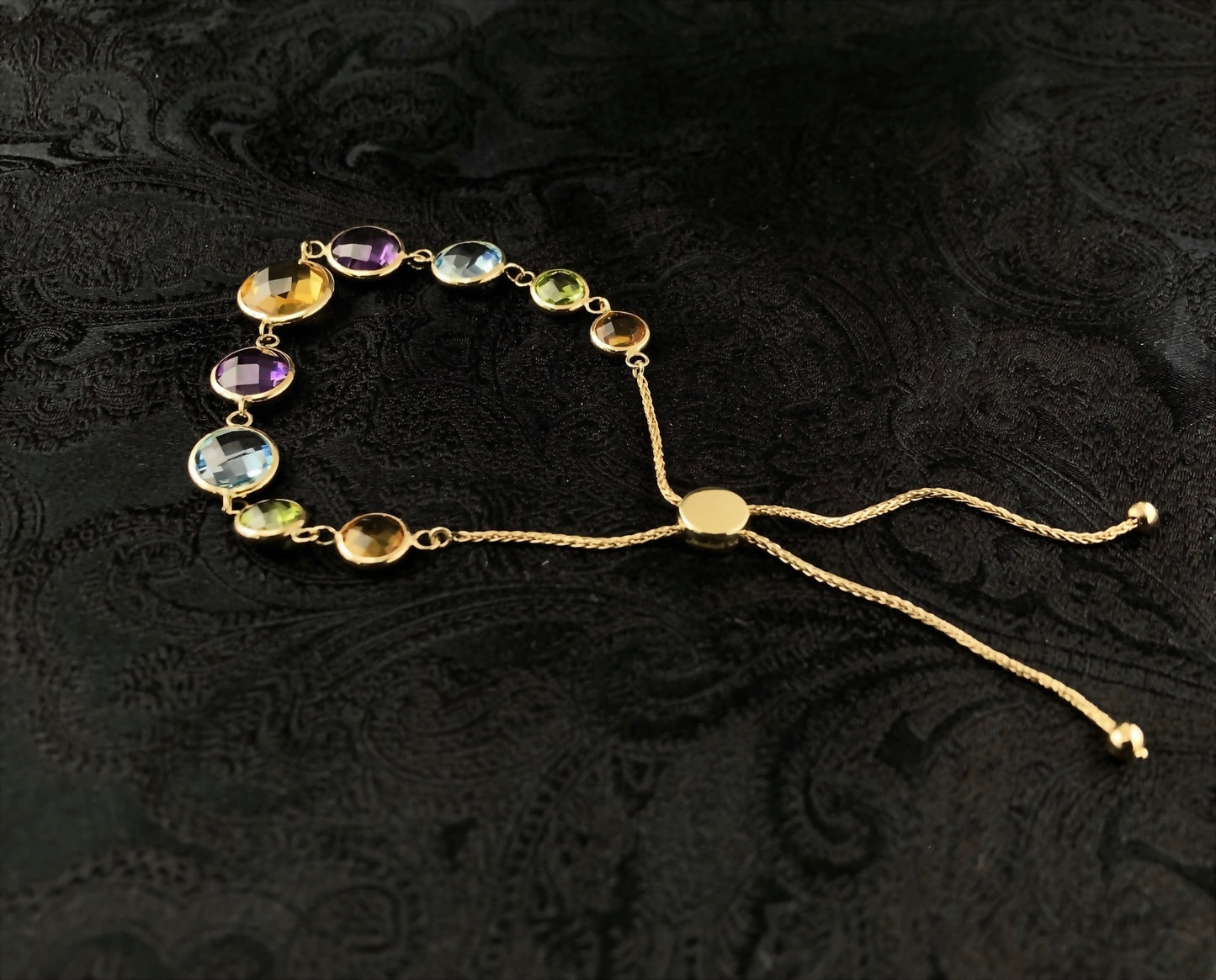 Multi-Gemstones Bracelet