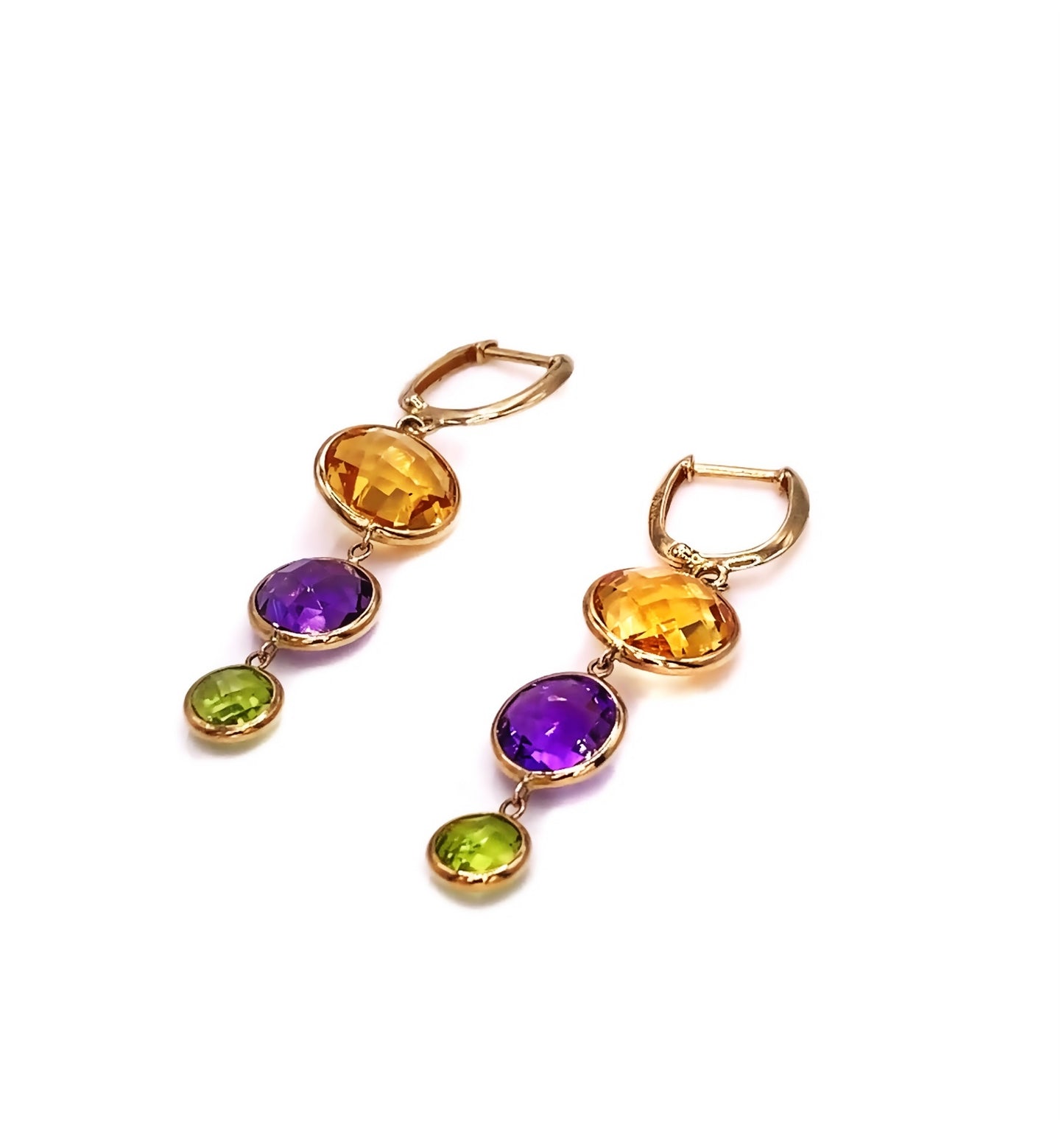 Multi-Gemstones Earrings