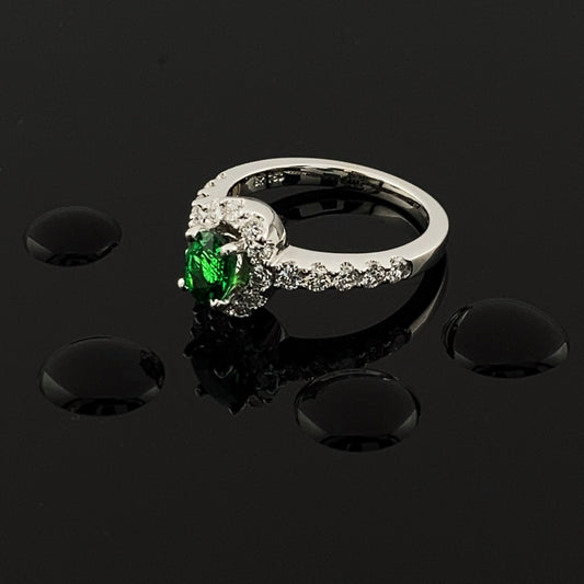Tsavorite Ring