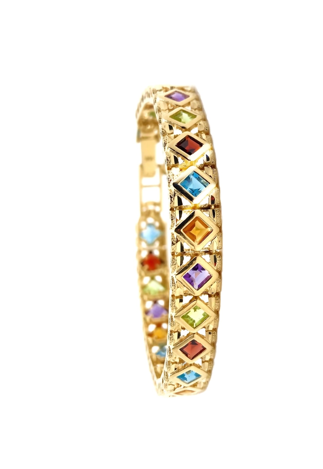 Multi Color Precius Stone Bracelet