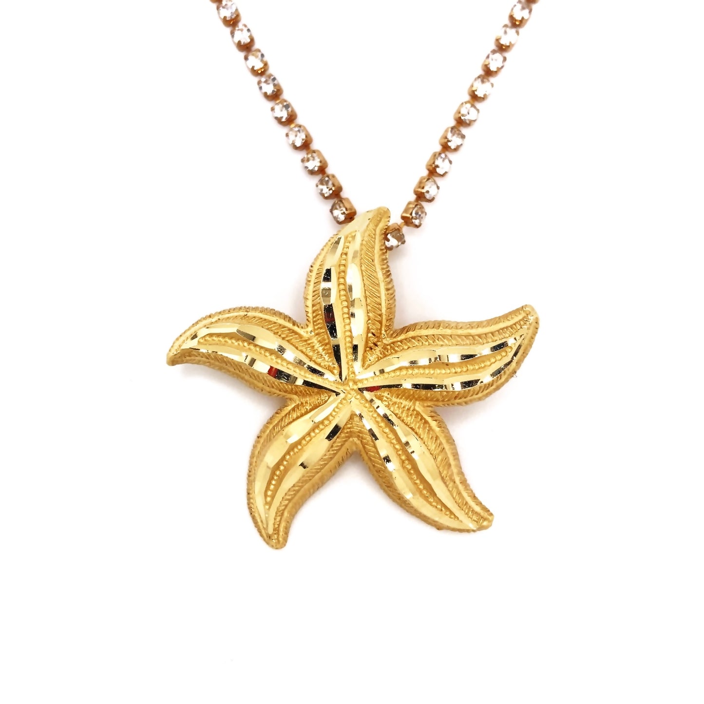 Italian 14k Starfish Pendant