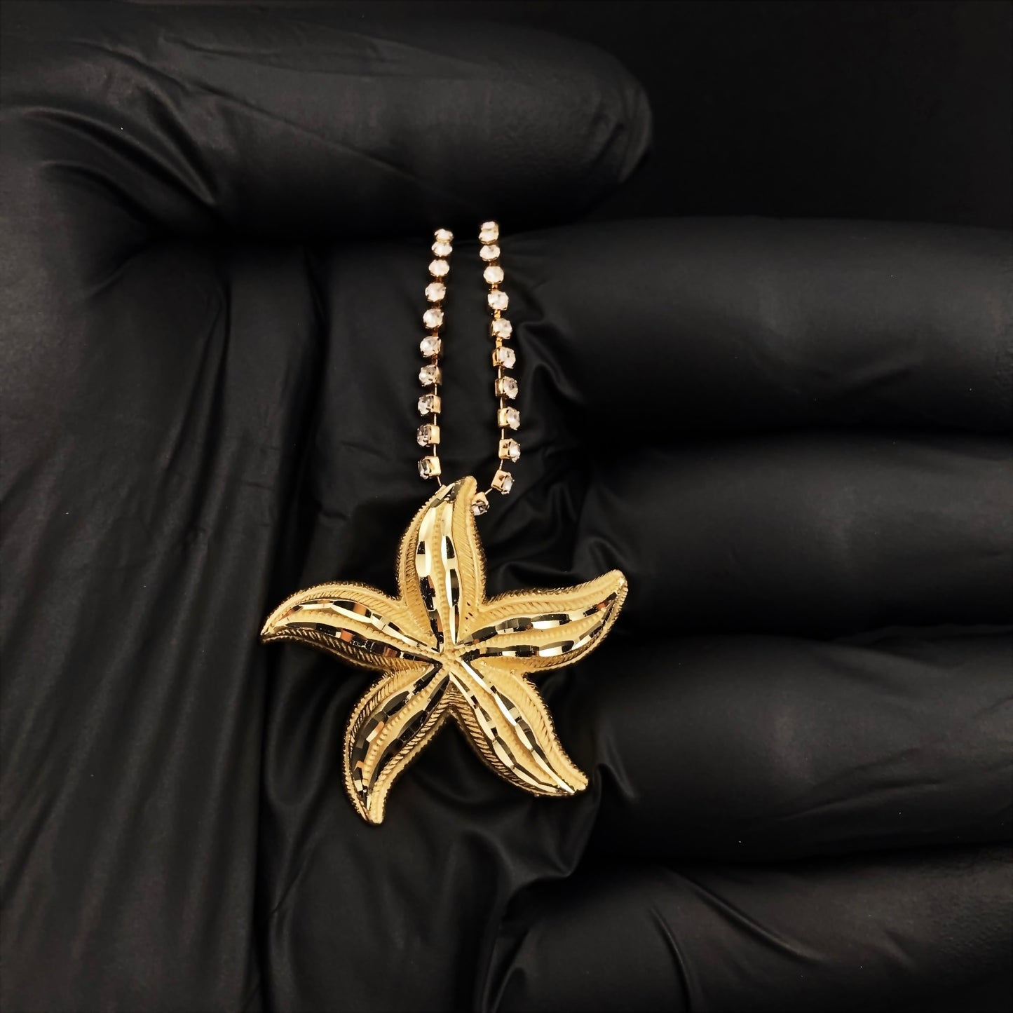 Italian 14k Starfish Pendant