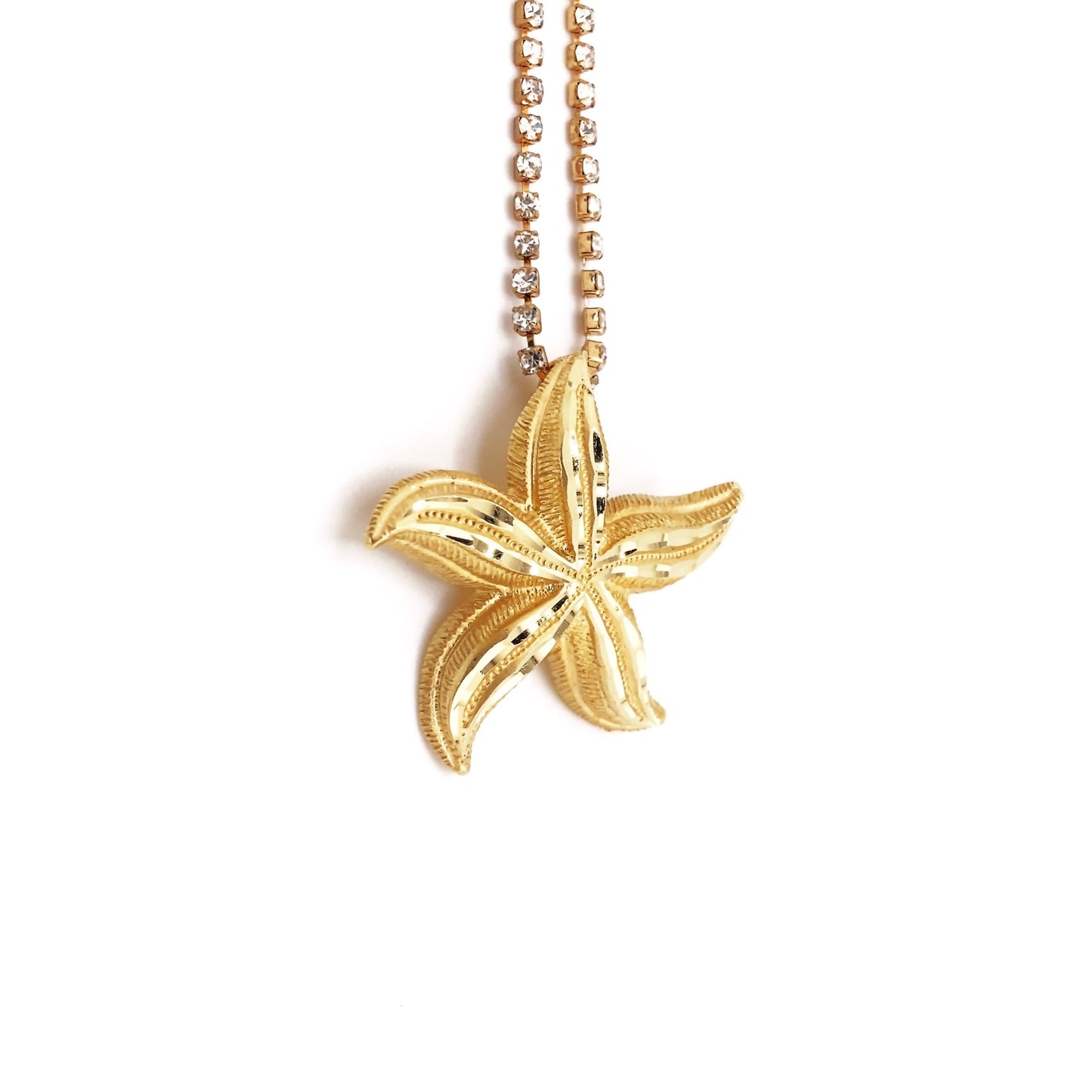 Italian 14k Starfish Pendant