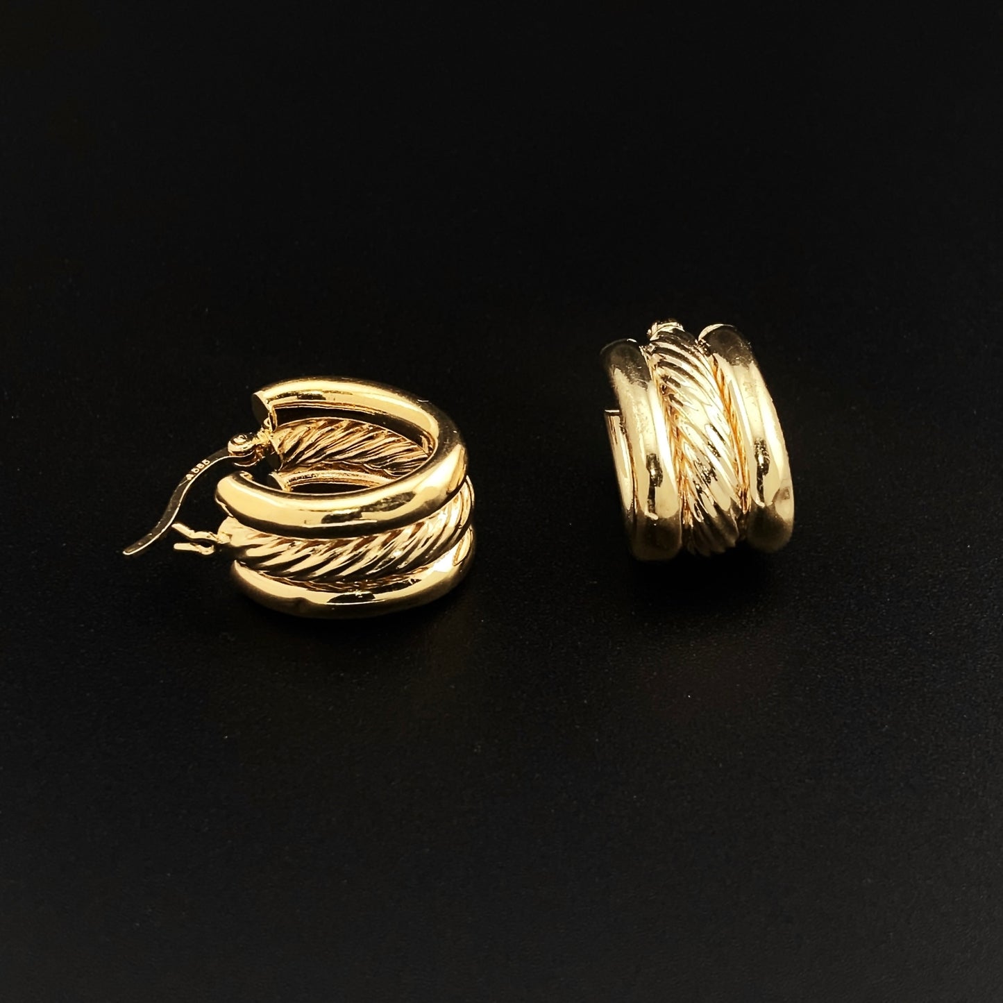 Italian Estate 14k Gold Earrings