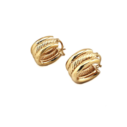 Italian Estate 14k Gold Earrings