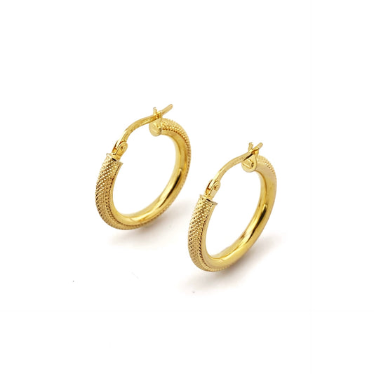 Italian 14k gold Hoop Earrings