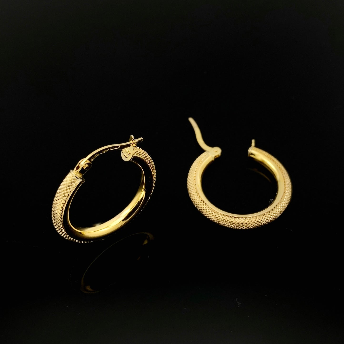 Italian 14k gold Hoop Earrings