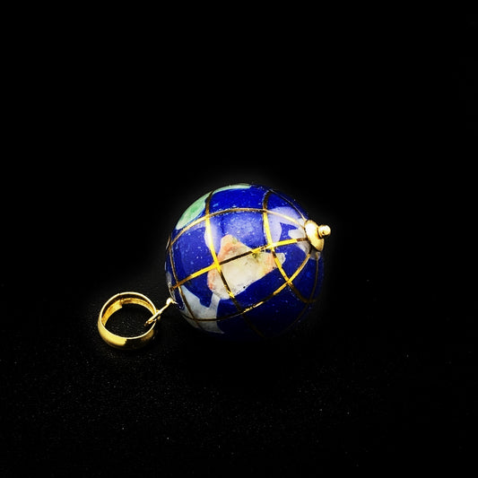 Italian Made 14k Glob Pendant