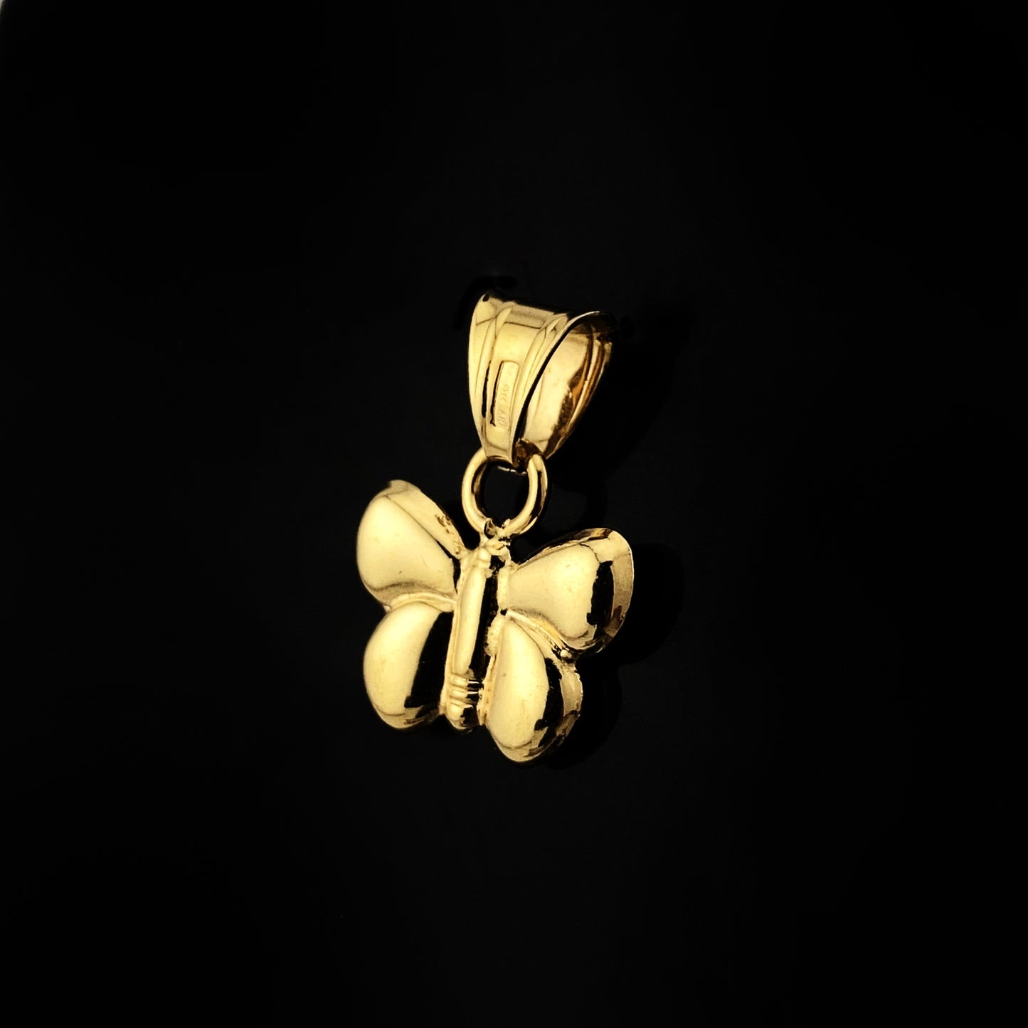 Italian 14k Gold Butterfly Pendant