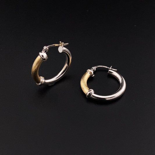 Italian 14K Hoop Earrings