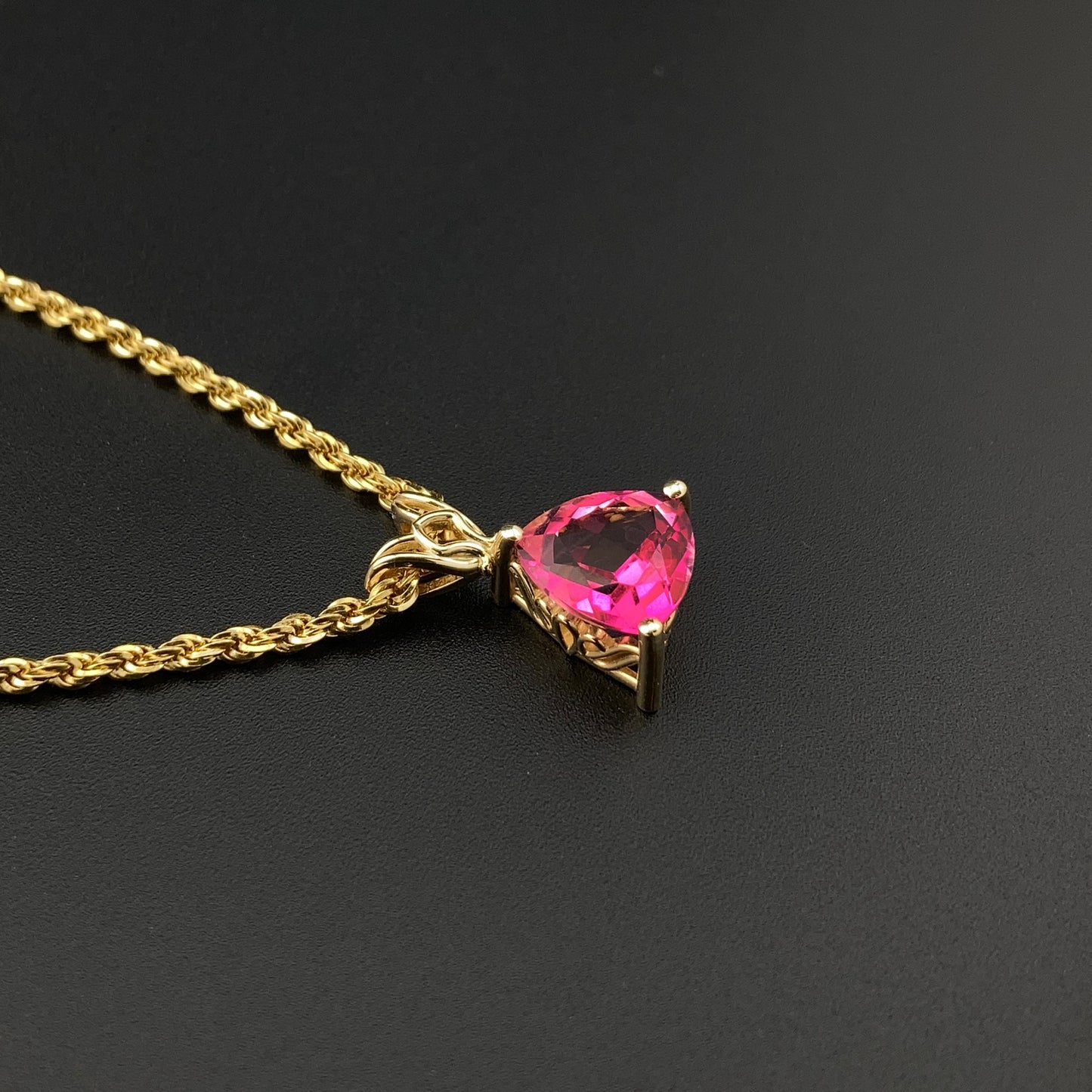 Pink Mystic Topaz Pendent