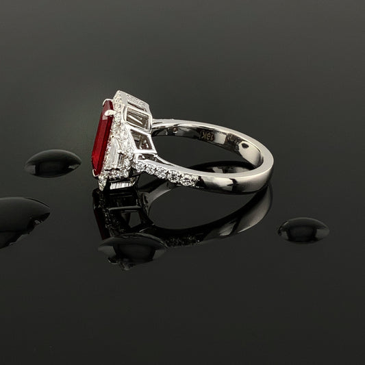 Diamonds & Ruby Ring