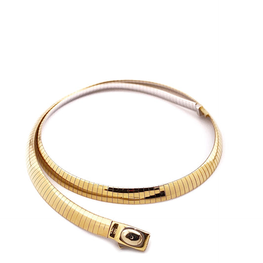 Omega Chain Two-tone 14k Gold Reversible