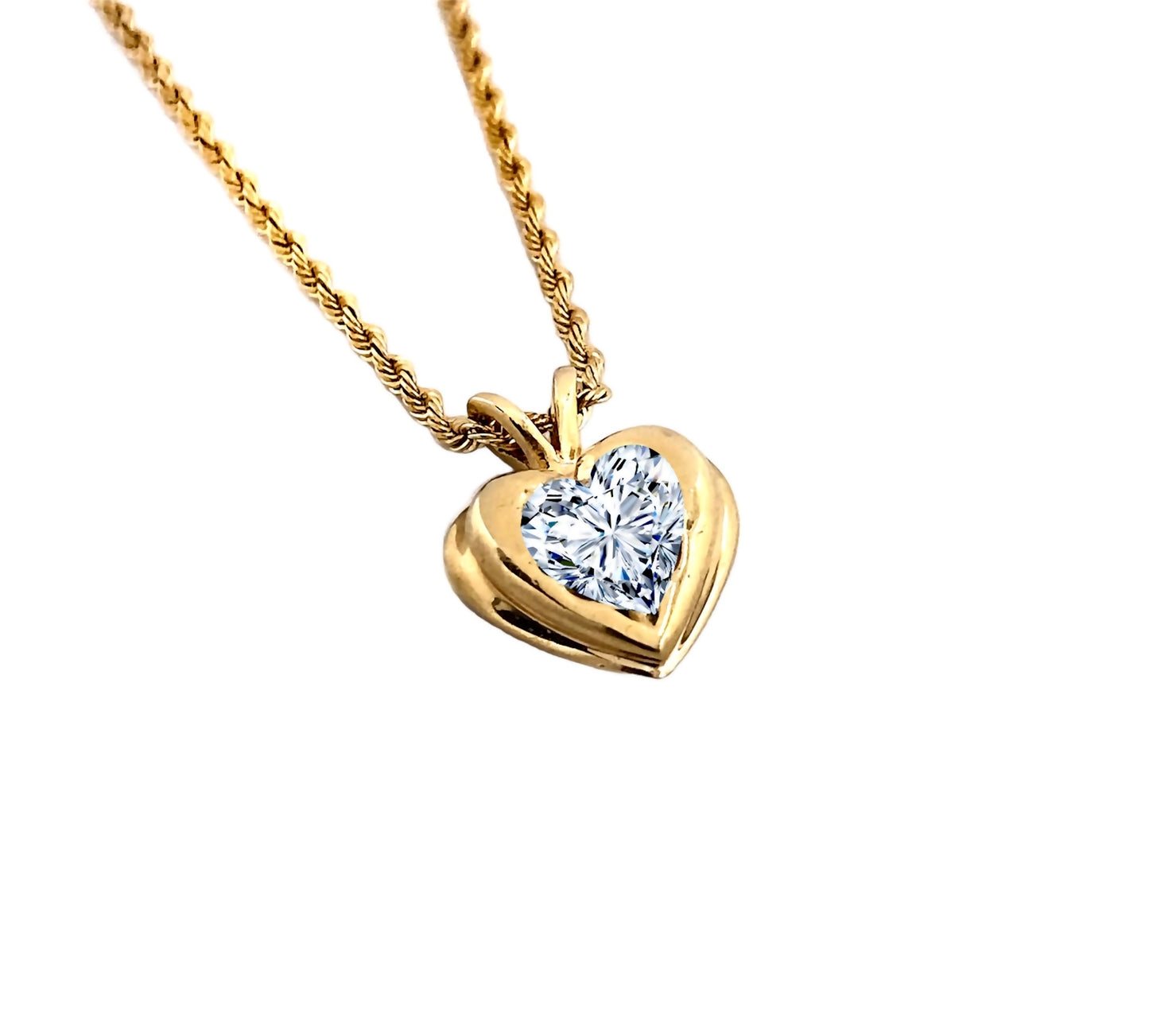 Heart Diamond Pendent