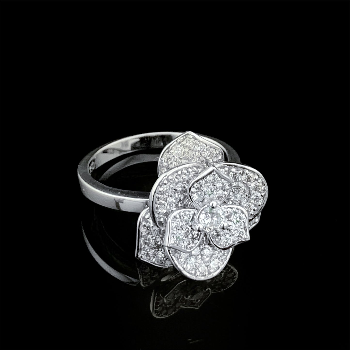 Flower Diamond Ring